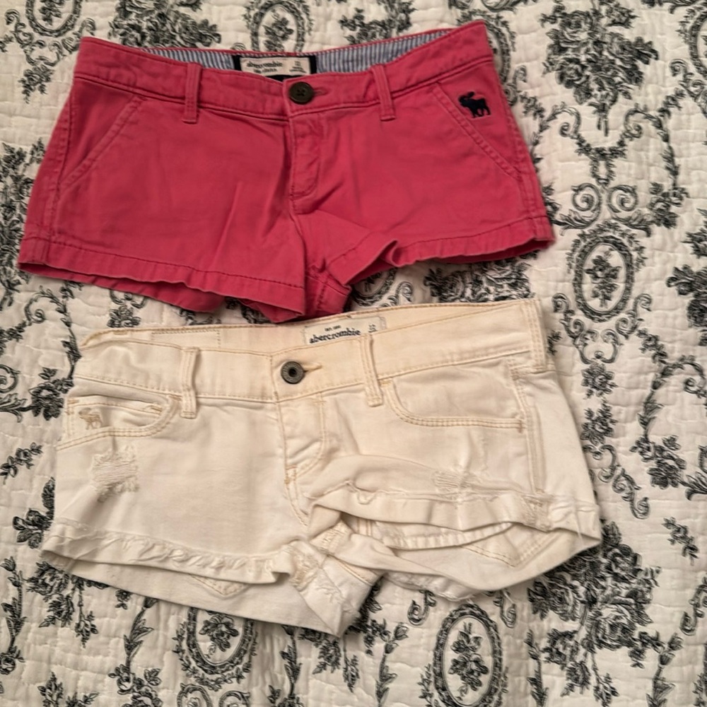 Lot of 2 Abercrombie Girls Shorts